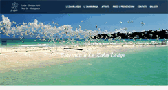 Desktop Screenshot of lezahir-lodge-nosybe.com